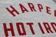 画像9: FREEWHEELERS & CO. ["HARPER HOT IRONS V8" FREEDOM SLEEVE DOUBLE V SWEAT SHIRT #2534006 MIX GRAY×GRAINED CHARCOAL GRAY size.38] (9)