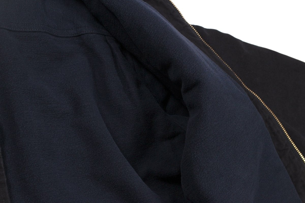 画像5: FREEWHEELERS & CO. ＜MOTOR PSYCLONE GARAGE SERIES＞ ["RISING FROM HELL" GARAGE WORKER JACKET #2531019 YARN-DYED RUDE BLACK size.40] (5)