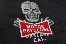 画像7: FREEWHEELERS & CO. ＜MOTOR PSYCLONE GARAGE SERIES＞ ["RISING FROM HELL" GARAGE WORKER JACKET #2531019 YARN-DYED RUDE BLACK size.40] (7)