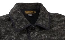 画像4: 【予約商品/12月頃〜再入荷予定】FREEWHEELERS & CO. ["LONGSHOREMAN" WINTER WORKER JACKET #2631014 GRAINED BLACK STRIPE×BLACK size.36,38,40,42,44] (4)