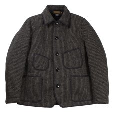 画像1: 【予約商品/12月頃〜再入荷予定】FREEWHEELERS & CO. ["LONGSHOREMAN" WINTER WORKER JACKET #2631014 GRAINED BLACK STRIPE×BLACK size.36,38,40,42,44] (1)