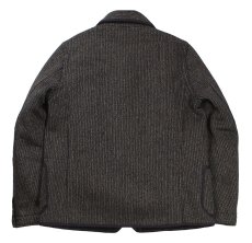 画像2: 【予約商品/12月頃〜再入荷予定】FREEWHEELERS & CO. ["LONGSHOREMAN" WINTER WORKER JACKET #2631014 GRAINED BLACK STRIPE×BLACK size.36,38,40,42,44] (2)