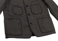 画像7: 【予約商品/12月頃〜再入荷予定】FREEWHEELERS & CO. ["LONGSHOREMAN" WINTER WORKER JACKET #2631014 GRAINED BLACK STRIPE×BLACK size.36,38,40,42,44] (7)