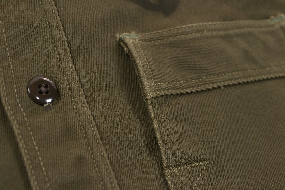 画像13: FREEWHEELERS & CO. [1944 U.S.M.C. Marine Scout Bombing SQ932 "TEUFELHUND" Gemsa #2533002 KHAKI OLIVE size.17] (13)