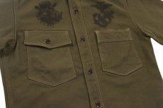 画像11: FREEWHEELERS & CO. [1944 U.S.M.C. Marine Scout Bombing SQ932 "TEUFELHUND" Gemsa #2533002 KHAKI OLIVE size.17] (11)