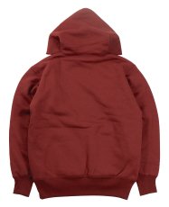 画像2: FREEWHEELERS & CO. ["DOUBLE FACE ATHLETIC HOODED SWEAT SHIRT" SPECIAL H/W×M/W #2534012 DARK CRIMSON×OLD NAVY size.38] (2)