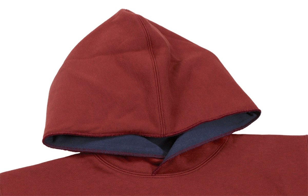 画像5: FREEWHEELERS & CO. ["DOUBLE FACE ATHLETIC HOODED SWEAT SHIRT" SPECIAL H/W×M/W #2534012 DARK CRIMSON×OLD NAVY size.38] (5)