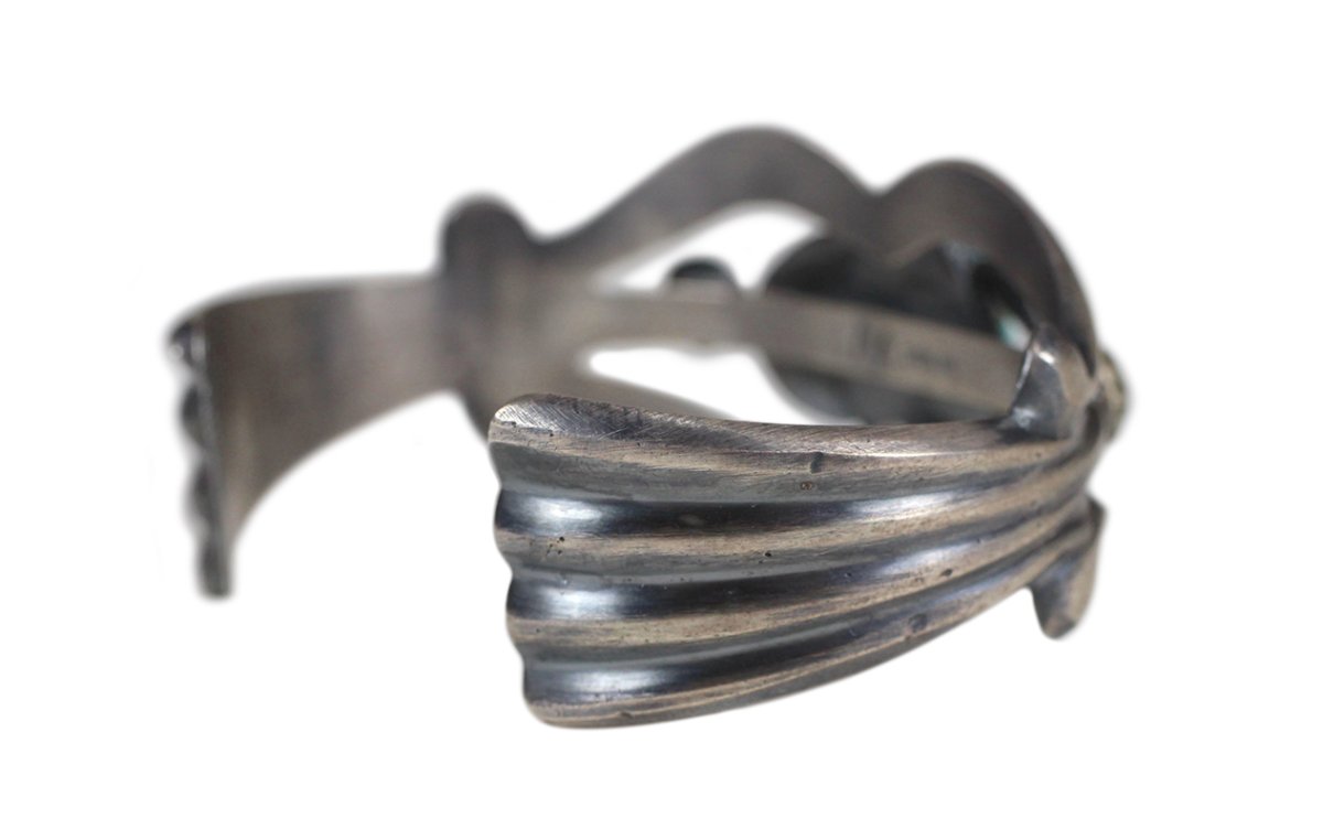 画像3: Navajo #2602 Henry Morgan "Turquoise Bangle (Kingman)" (3)