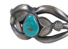 画像8: Navajo #2602 Henry Morgan "Turquoise Bangle (Kingman)" (8)