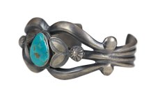 画像6: Navajo #2602 Henry Morgan "Turquoise Bangle (Kingman)" (6)