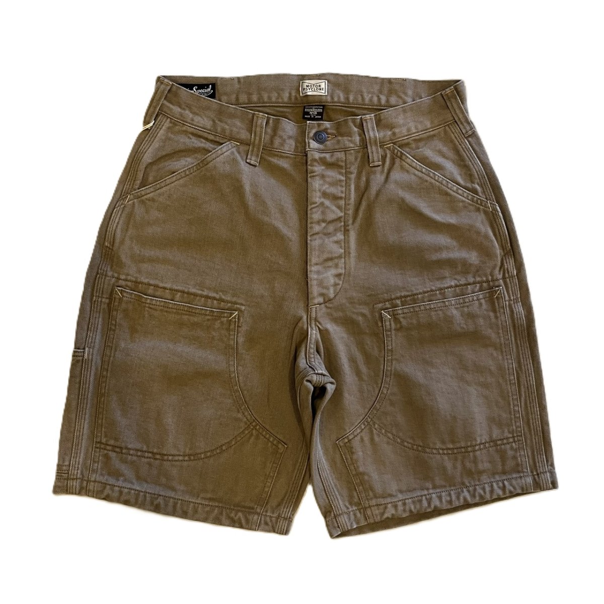 画像1: FREEWHEELERS & CO.＜MOTOR PSYCLONE GARAGE SERIES＞ ["BAKERSFIELD" CUT-LENGTH TROUSERS #2622009 YARN-DYED BEIGE w.30,32,34,36] (1)