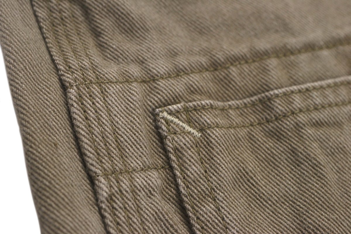 画像10: FREEWHEELERS & CO.＜MOTOR PSYCLONE GARAGE SERIES＞ ["BAKERSFIELD" CUT-LENGTH TROUSERS #2622009 YARN-DYED BEIGE w.36] (10)