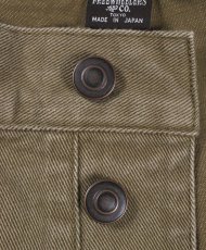 画像8: FREEWHEELERS & CO.＜MOTOR PSYCLONE GARAGE SERIES＞ ["BAKERSFIELD" CUT-LENGTH TROUSERS #2622009 YARN-DYED BEIGE w.36] (8)