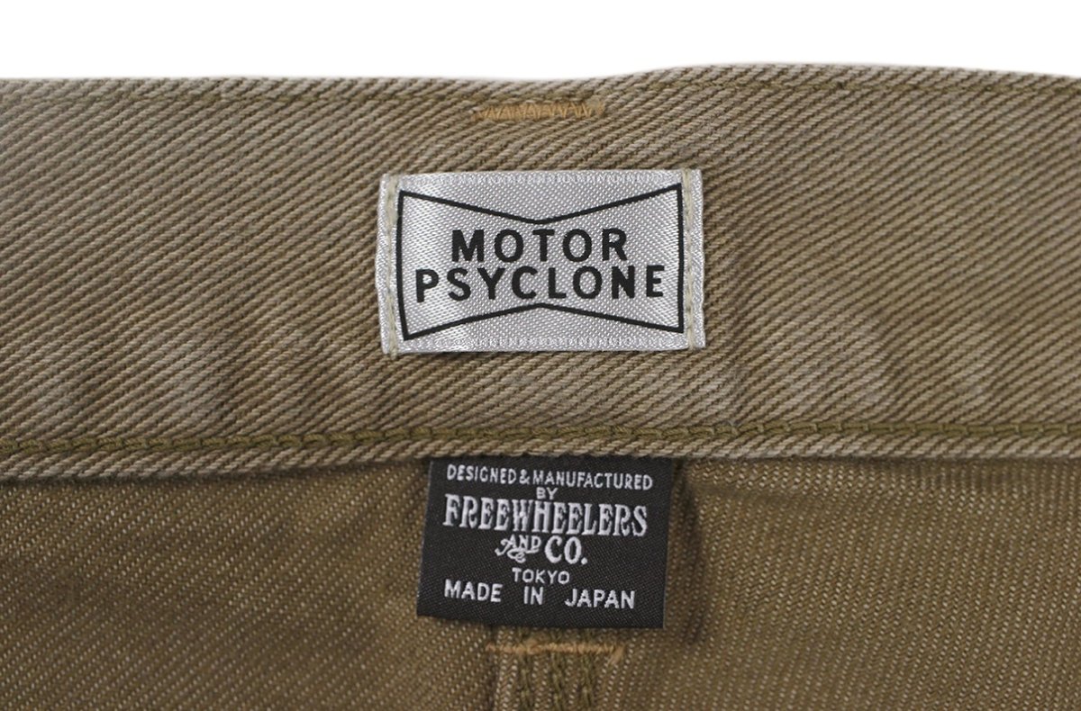 画像6: FREEWHEELERS & CO.＜MOTOR PSYCLONE GARAGE SERIES＞ ["BAKERSFIELD" CUT-LENGTH TROUSERS #2622009 YARN-DYED BEIGE w.36] (6)