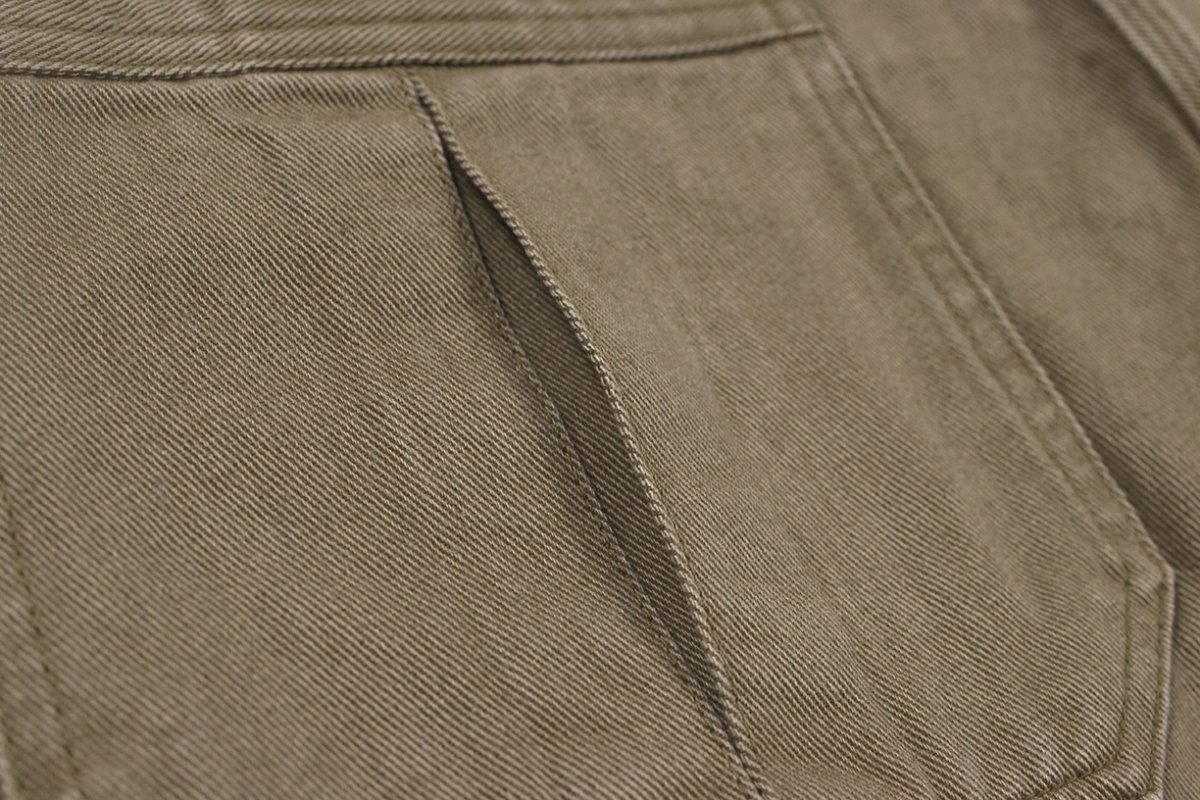 画像13: FREEWHEELERS & CO.＜MOTOR PSYCLONE GARAGE SERIES＞ ["BAKERSFIELD" CUT-LENGTH TROUSERS #2622009 YARN-DYED BEIGE w.36] (13)