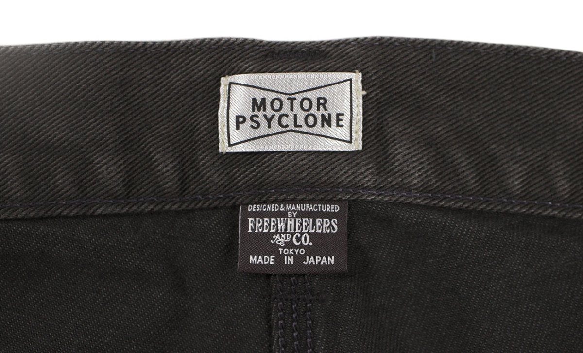 画像6: FREEWHEELERS & CO.＜MOTOR PSYCLONE GARAGE SERIES＞ ["BAKERSFIELD" CUT-LENGTH TROUSERS #2622009 YARN-DYED INK BLACK w.30,32,34,36] (6)