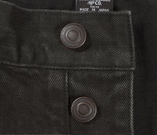 画像8: FREEWHEELERS & CO.＜MOTOR PSYCLONE GARAGE SERIES＞ ["BAKERSFIELD" CUT-LENGTH TROUSERS #2622009 YARN-DYED INK BLACK w.30,32,34,36] (8)