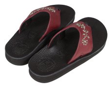 画像4: HTC × THE SANDALMAN ["BEACH WIDE" BURGUNDY×BLACK size.9] (4)