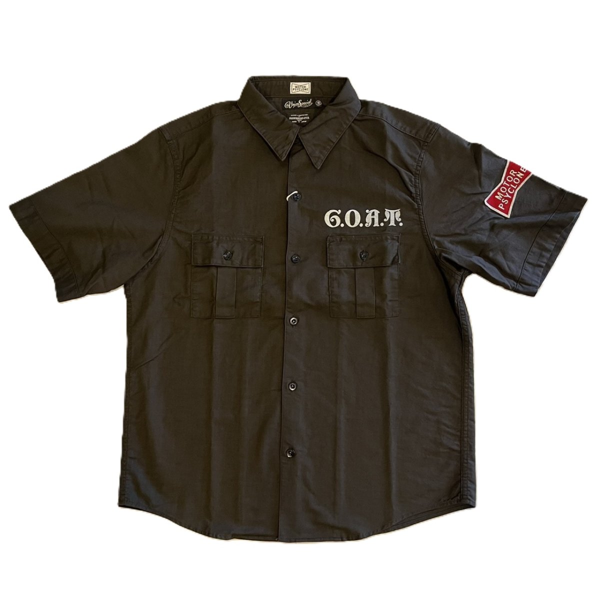 画像1: FREEWHEELERS & CO.＜MOTOR PSYCLONE GARAGE SERIES＞ ["G.O.A.T." Corky #2623005 WASTE OIL BLACK size.15,16,17,17 1/2] (1)