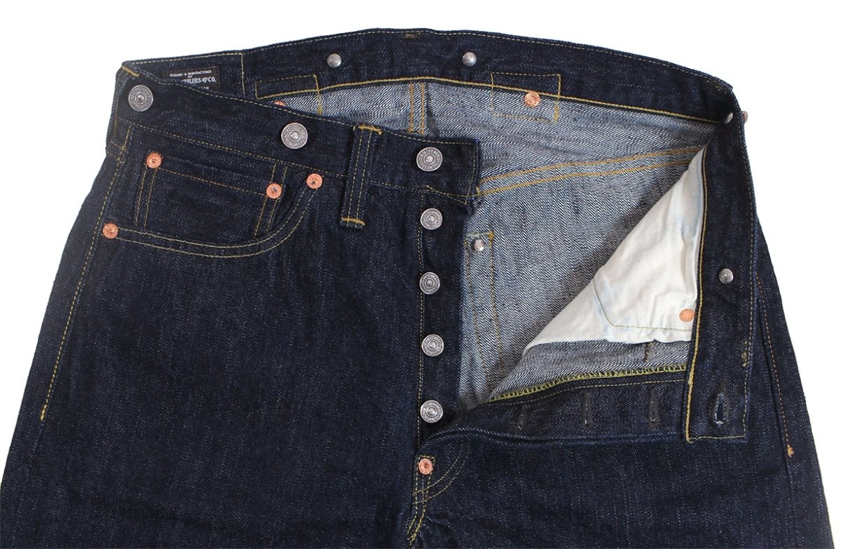画像16: FREEWHEELERS & CO. ["Lot 601 XX 1941" IN THE SECOND HALF OF 1941 EARLIEST WORLD WAR II MODEL #2622002 14oz INDIGO DENIM(WASH) w.32,34,36] (16)