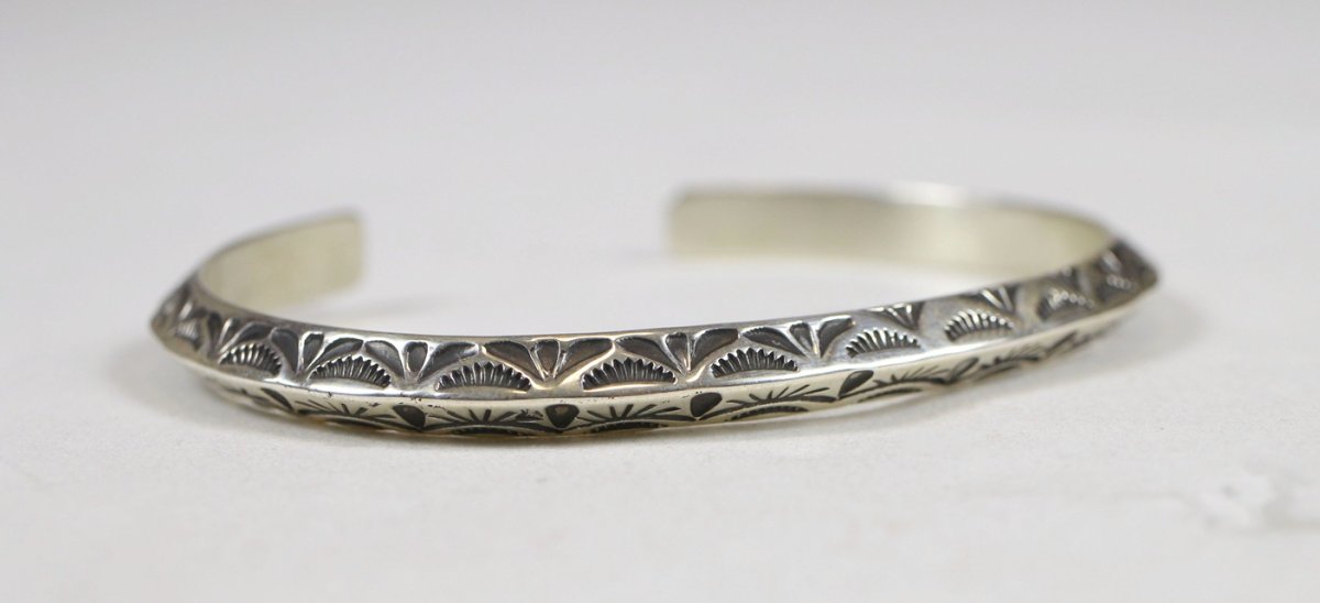 画像2: Navajo #2616 Henry Mariano "Triangle Bangle" (2)