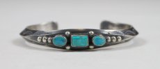 画像1: Navajo #2615 Fritson Toledo "Bangle (Fox Turquoise)" (1)