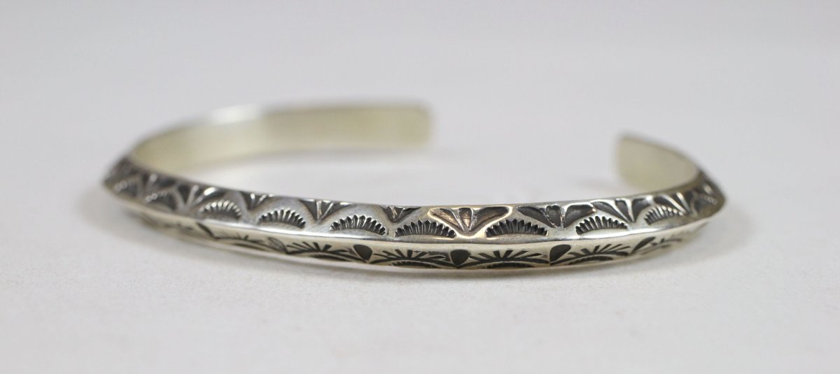 画像7: Navajo #2616 Henry Mariano "Triangle Bangle" (7)
