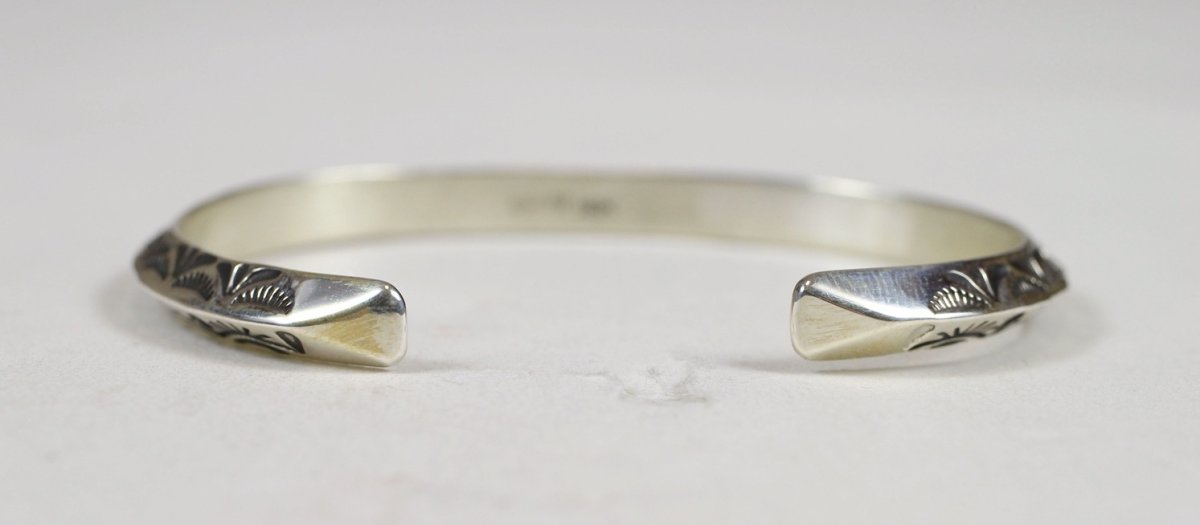 画像4: Navajo #2616 Henry Mariano "Triangle Bangle" (4)