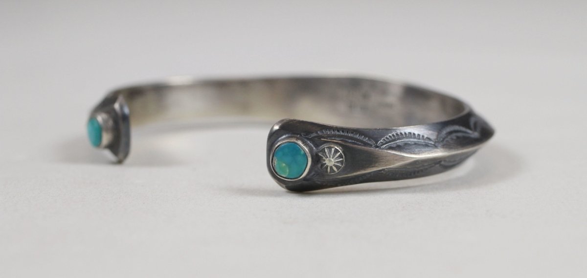 画像3: Navajo #2615 Fritson Toledo "Bangle (Fox Turquoise)" (3)