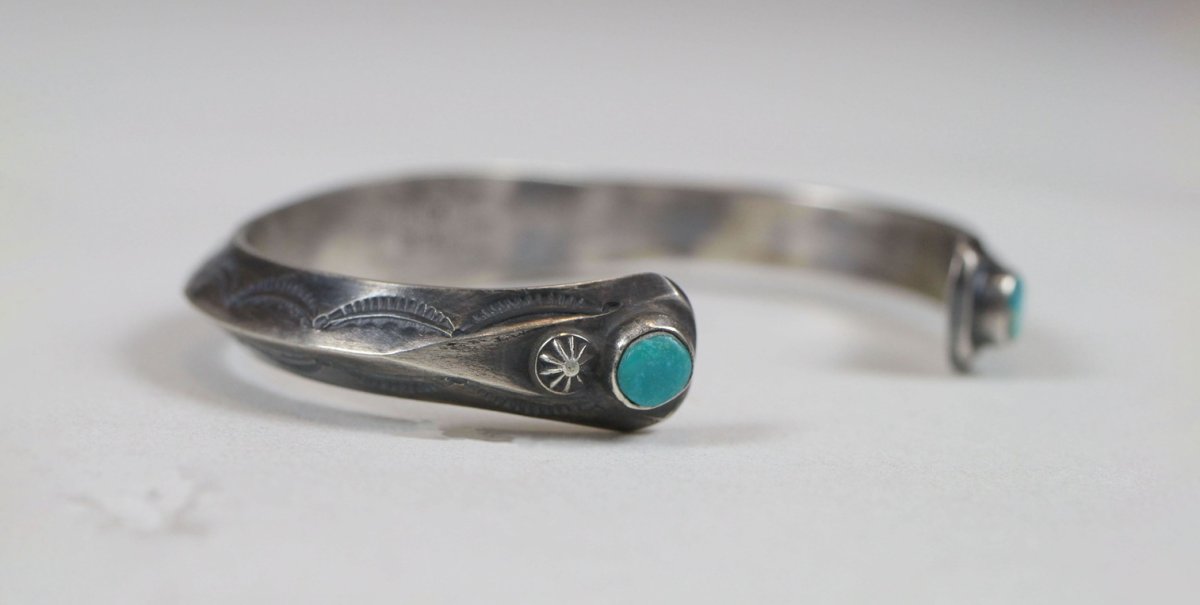 画像6: Navajo #2615 Fritson Toledo "Bangle (Fox Turquoise)" (6)