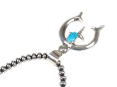 画像5: Navajo #2611 Mildred Parkhurst "Naja Necklace (Kingman Turquoise)"  (5)