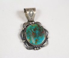 画像2: Navajo #2617 Mike Smith "Top (Kingman Turquoise)" (2)
