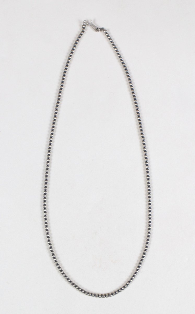 画像1: Navajo #2622 "Navajo Pearl Necklace" 3mm (1)