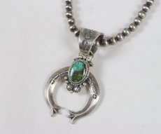 画像4: Navajo #2612 Samuel Yellowhair "Naja Necklace (Royston Turquoise)"  (4)