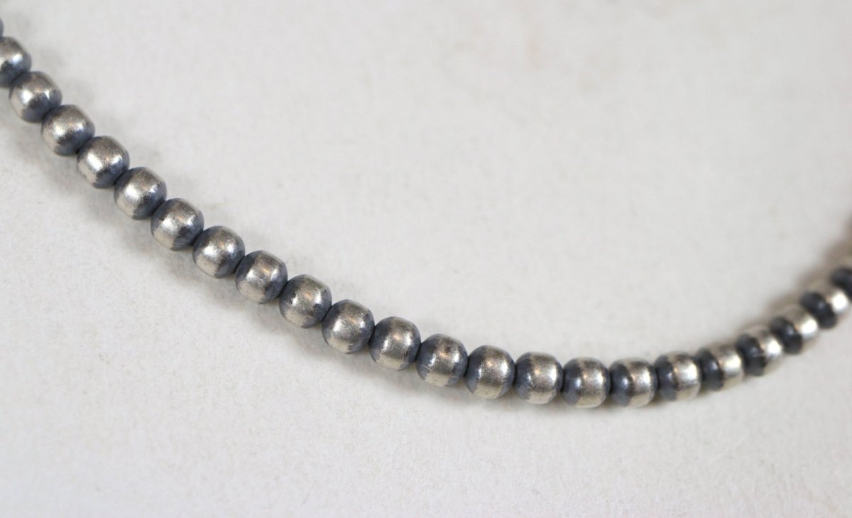 画像2: Navajo #2622 "Navajo Pearl Necklace" 3mm (2)