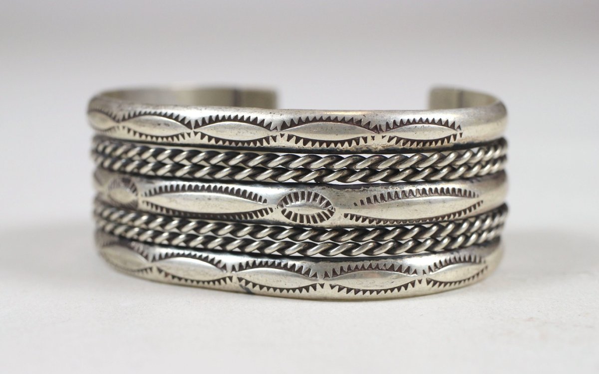 画像6: Navajo #2614 1970s "Vintage Bangle" (6)