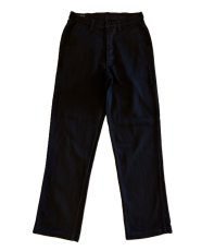 画像1: FREEWHEELERS & CO. ＜MOTOR PSYCLONE GARAGE SERIES＞ ["BLACK ROGUE" TROUSERS #2622008 YARN-DYED RUDE BLACK w.30,32,34,36] (1)