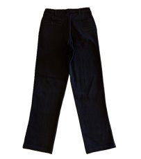 画像2: FREEWHEELERS & CO. ＜MOTOR PSYCLONE GARAGE SERIES＞ ["BLACK ROGUE" TROUSERS #2622008 YARN-DYED RUDE BLACK w.30,32,34,36] (2)