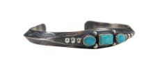 画像2: Navajo #2615 Fritson Toledo "Bangle (Fox Turquoise)" (2)