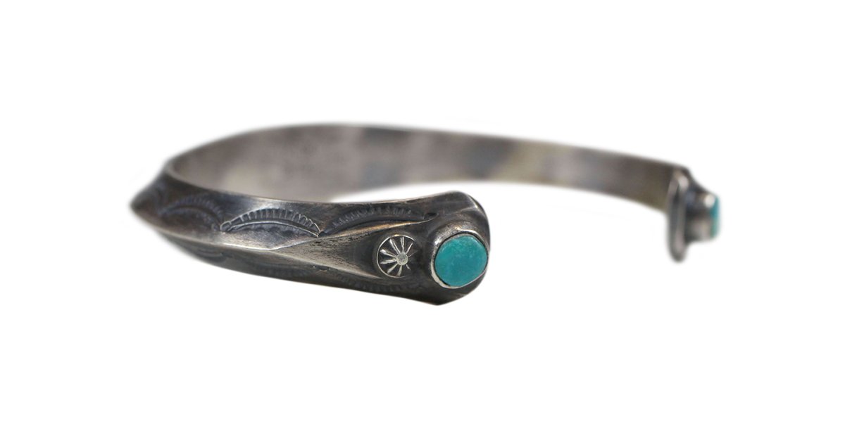 画像6: Navajo #2615 Fritson Toledo "Bangle (Fox Turquoise)" (6)