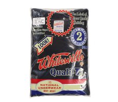 画像1: WHITESVILLE ["2-PACK T-SHIRT" Lot No. WV73544 BLACK size.S,M,L,XL] (1)