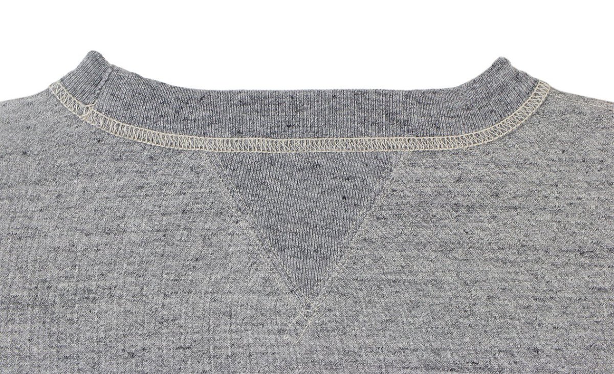 画像6: FREEWHEELERS & CO.＜Visions of the Great American Legends＞["BOUND FOR GLORY" DOUBLE V SET-IN SLEEVE SWEAT SHIRT #2634001 MIX GRAY size.42,46] (6)