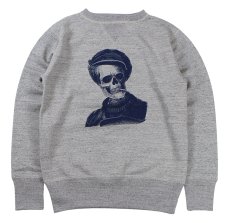画像1: FREEWHEELERS & CO.＜Visions of the Great American Legends＞["BOUND FOR GLORY" DOUBLE V SET-IN SLEEVE SWEAT SHIRT #2634001 MIX GRAY size.42,46] (1)