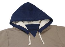 画像3: FREEWHEELERS & CO. ["AFTER HOOD SWEAT SHIRT SET-IN SLEEVE" DOUBLE FACE #2634004 MEDIUM GRAY×OLD NAVY×DRY CREAM size.40,42] (3)
