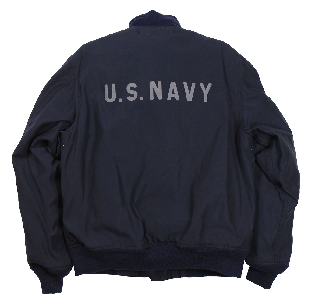 BUZZ RICKSON'S JACKET, DECK, HOOK “RAYON/COTTON VERSION NAVY