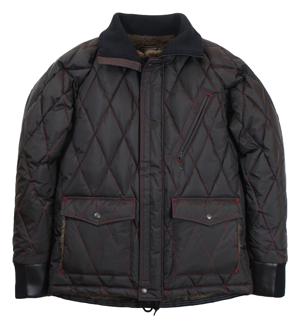 WESTRIDE -ALL NEW RACING DOWN JACKET TYPE 2 with WIND GUARD:RELAX FIT- BLK×RED ST WESTRIDE -ALL NEW RACING DOWN JACKET TYPE 2 with WIND GUARD:RELAX FIT- BLK×RED ST