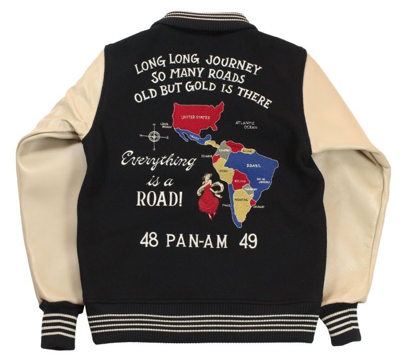 WESTRIDE -LIMTED PANAM AWARD JACKET- BLK×ECRU size.38,40,42,44